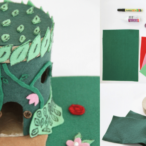 DIY Felt Fairy House