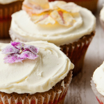 White Chocolate And Lavender Cupcakes