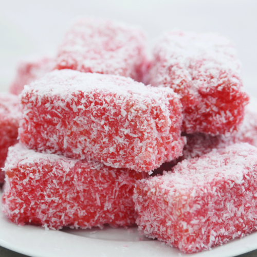 Strawberry Lamingtons