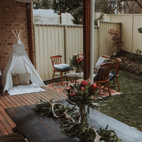 A Bohemian Backyard Birthday Party