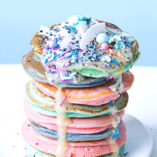 Rainbow Pancakes