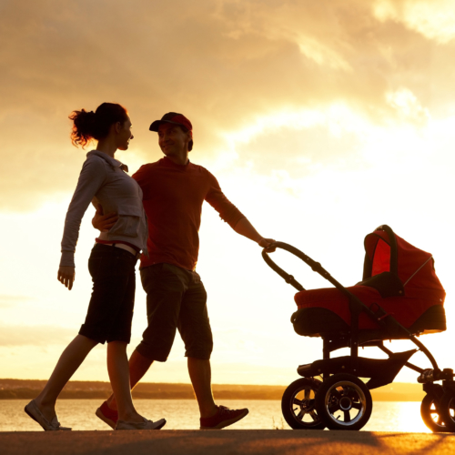 couple-with-pram-sunset2160