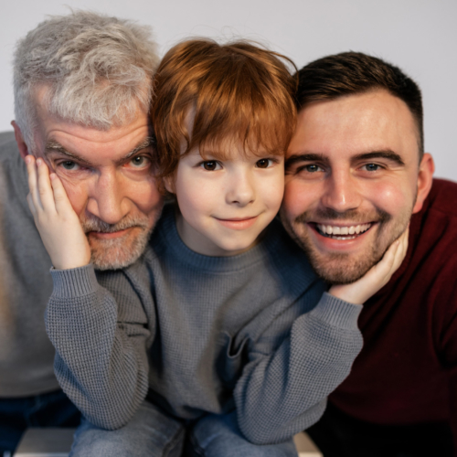 grandad-dad-with-son