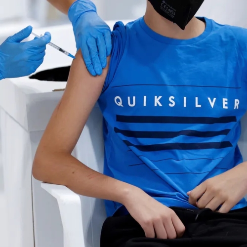 boy being vaccinated