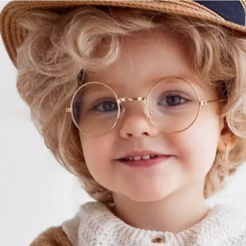 shutterstock kid dressed up as granny
