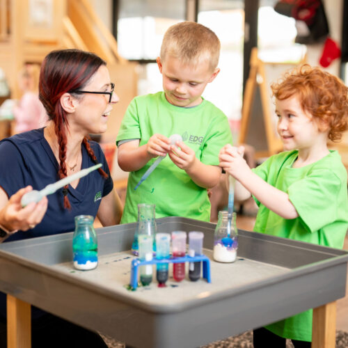 Edge Early Learning Teach a Rainbow