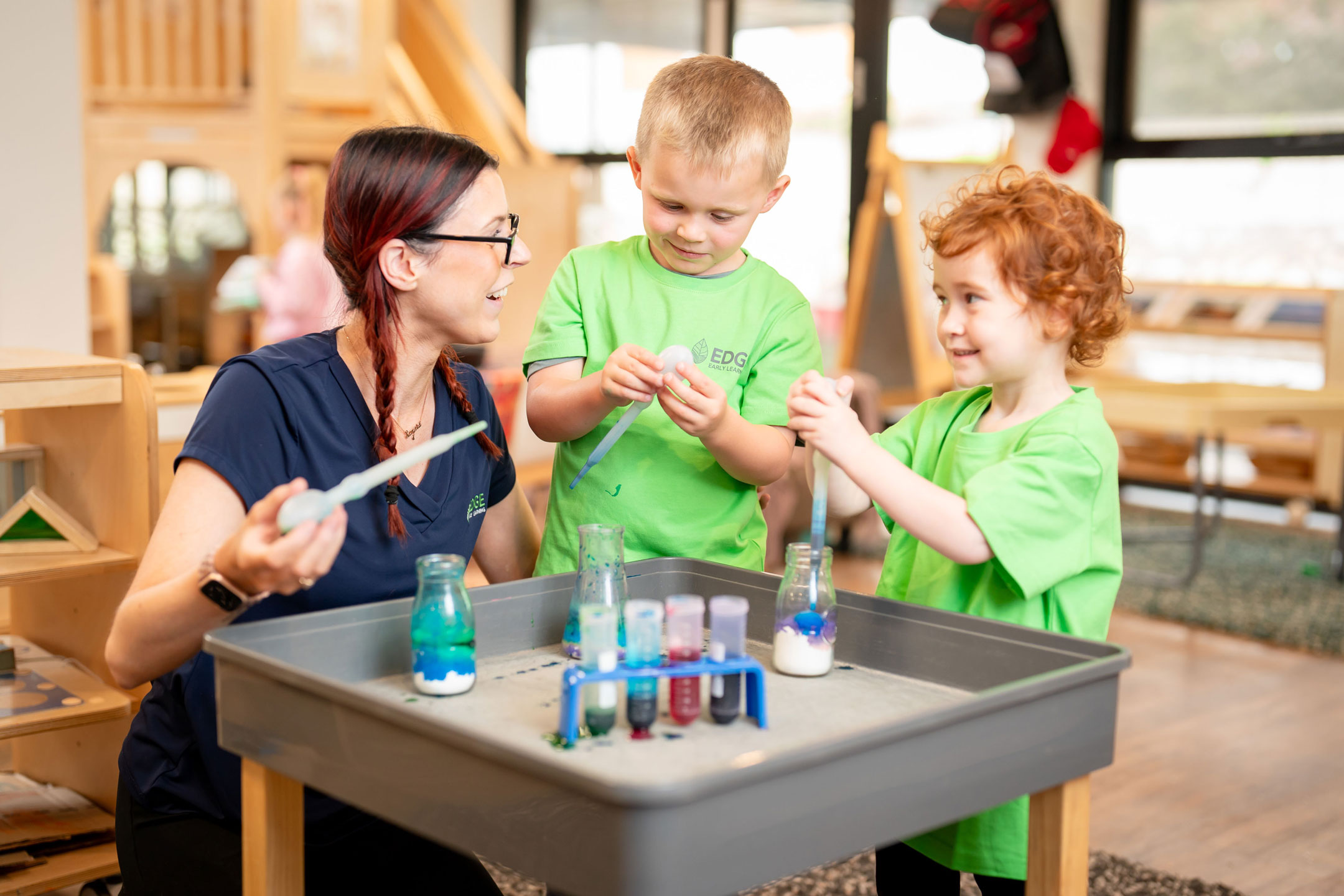 Edge Early Learning Teach a Rainbow